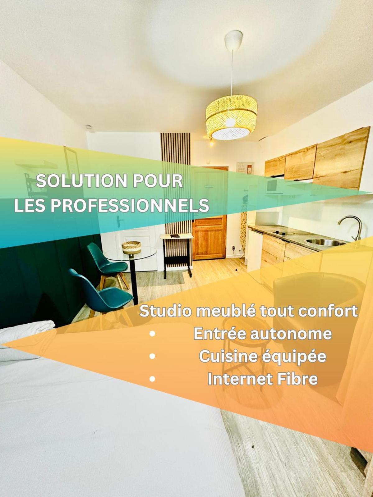Btobed - Location Professionnelle - 2 Studios Confort - Proche Parc Des Expos Et Stade De France Le Bourget Exterior foto